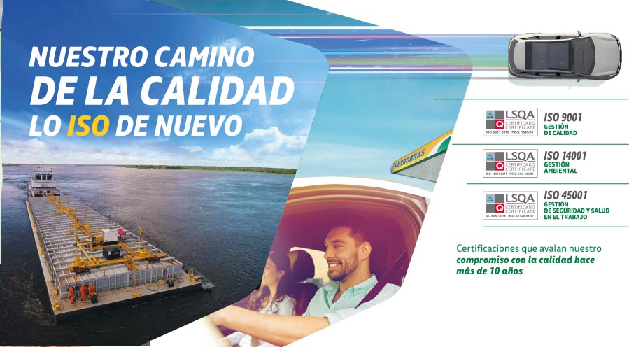 Nextar, licenciataria de Petrobras, superó con éxito la auditoría de recertificación ISO 9001, 14001 y 45001