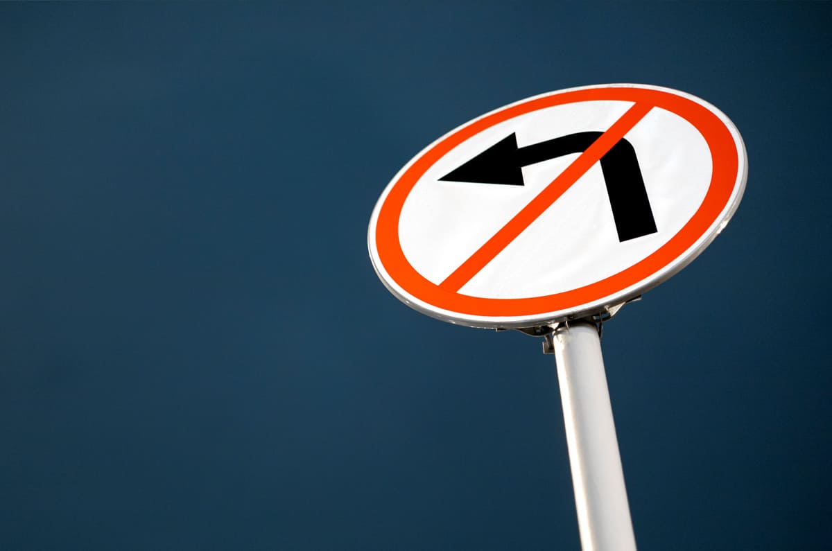 Giro a la izquierda: Una maniobra cada vez más peligrosa